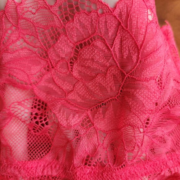 NWOT Free People Intimately Size M Red Lace Brami - Picture 4 of 7